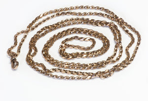 Antique Yellow Gold Long Chain