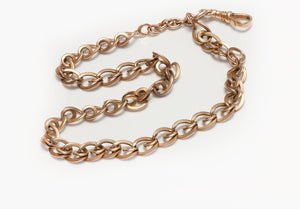 Antique Yellow Gold Pocket Watch Link Chain