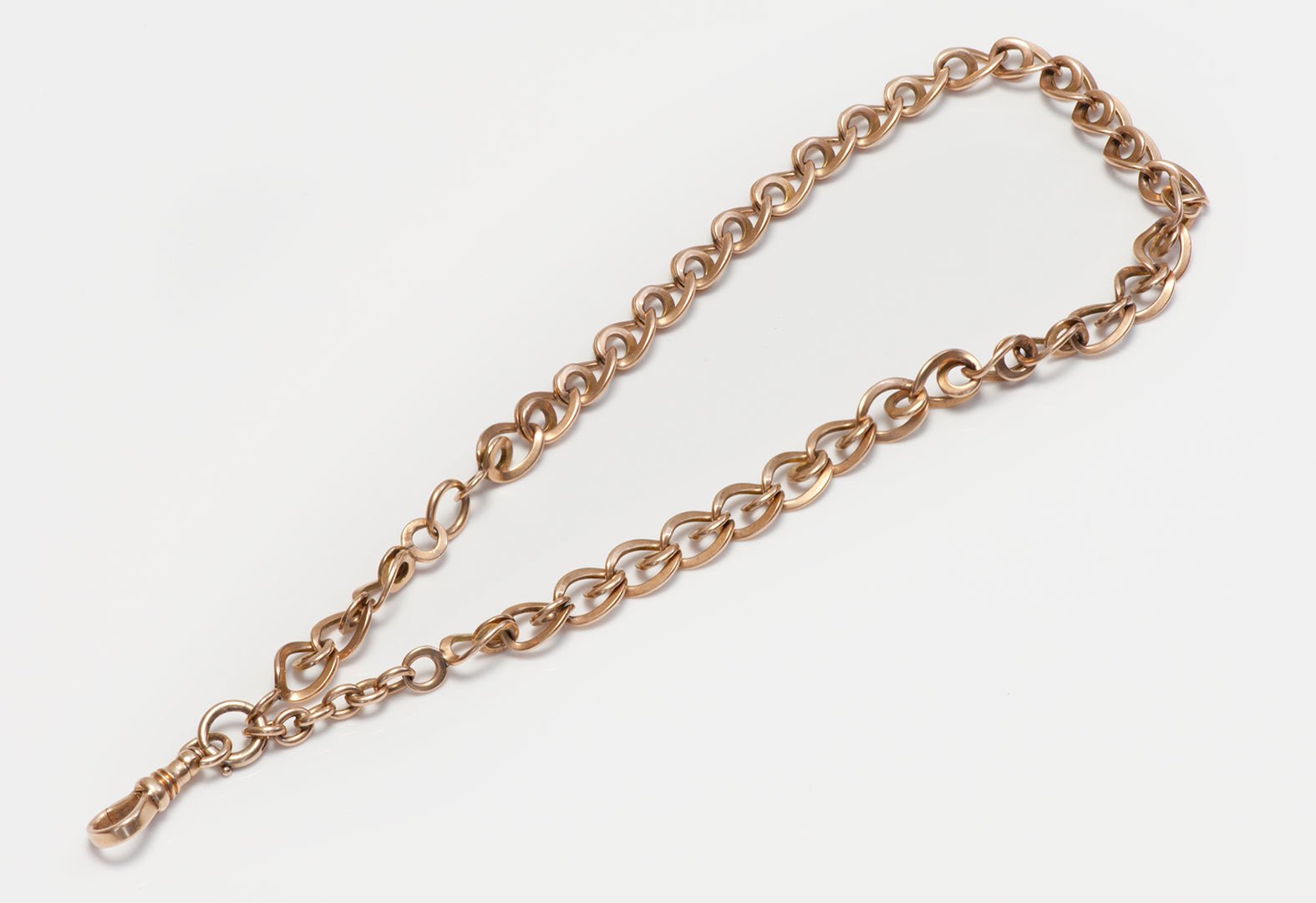 Antique Yellow Gold Pocket Watch Link Chain