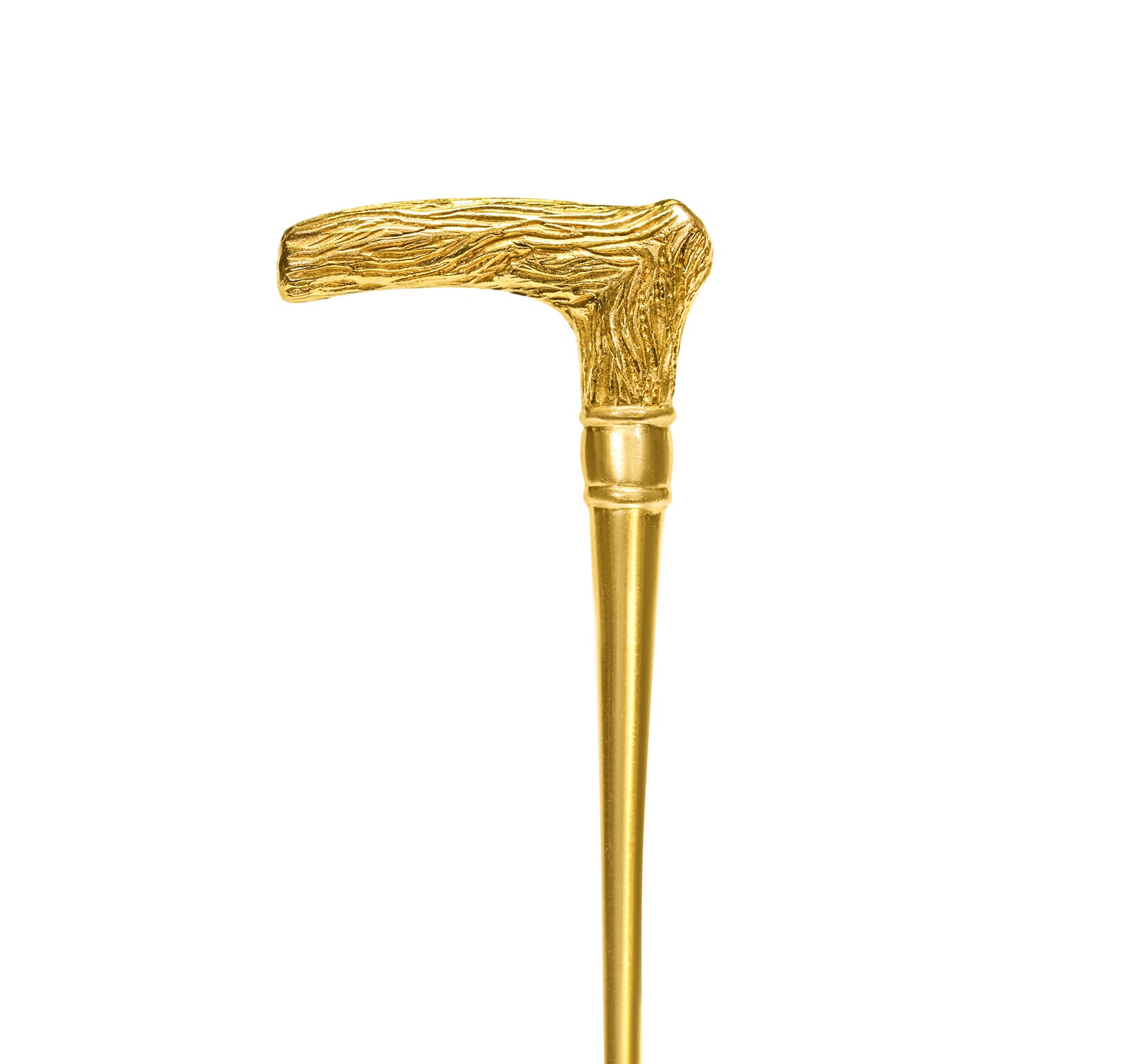 Victorian Cane Motif Stick Pin 14K Yellow Gold