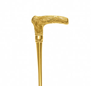 Antique Victorian Cane Motif Stick Pin in 14K Yellow Gold