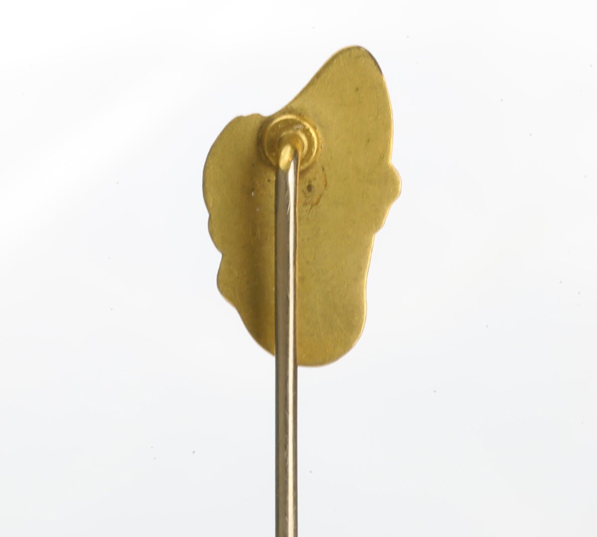Art Nouveau Gold Lady Bonnet Stick Pin