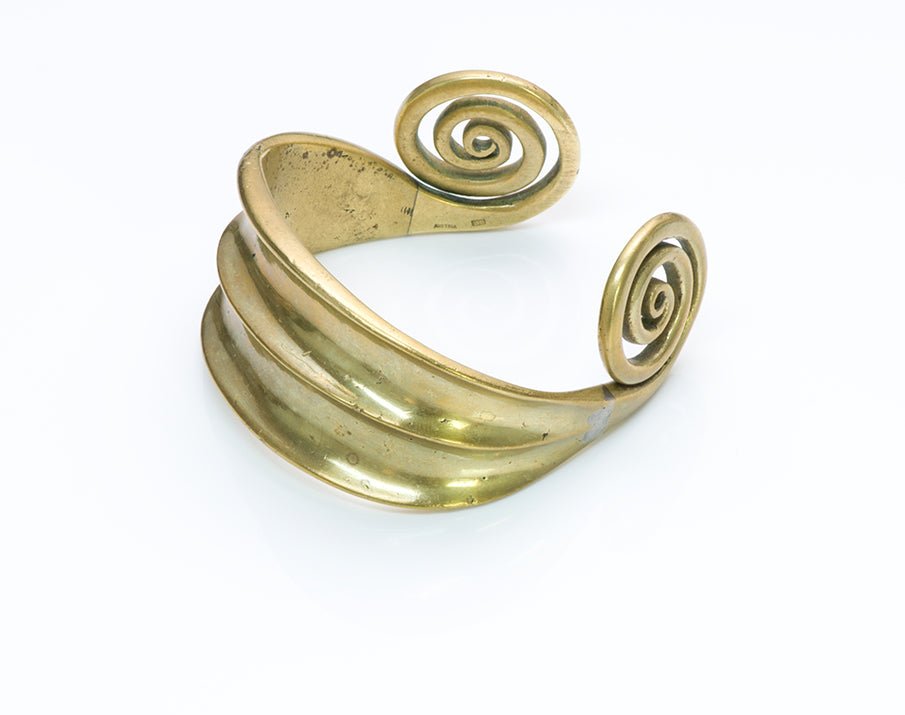 Art Nouveau Jugendstil Vienna Secession Cuff Bracelet - DSF Antique Jewelry