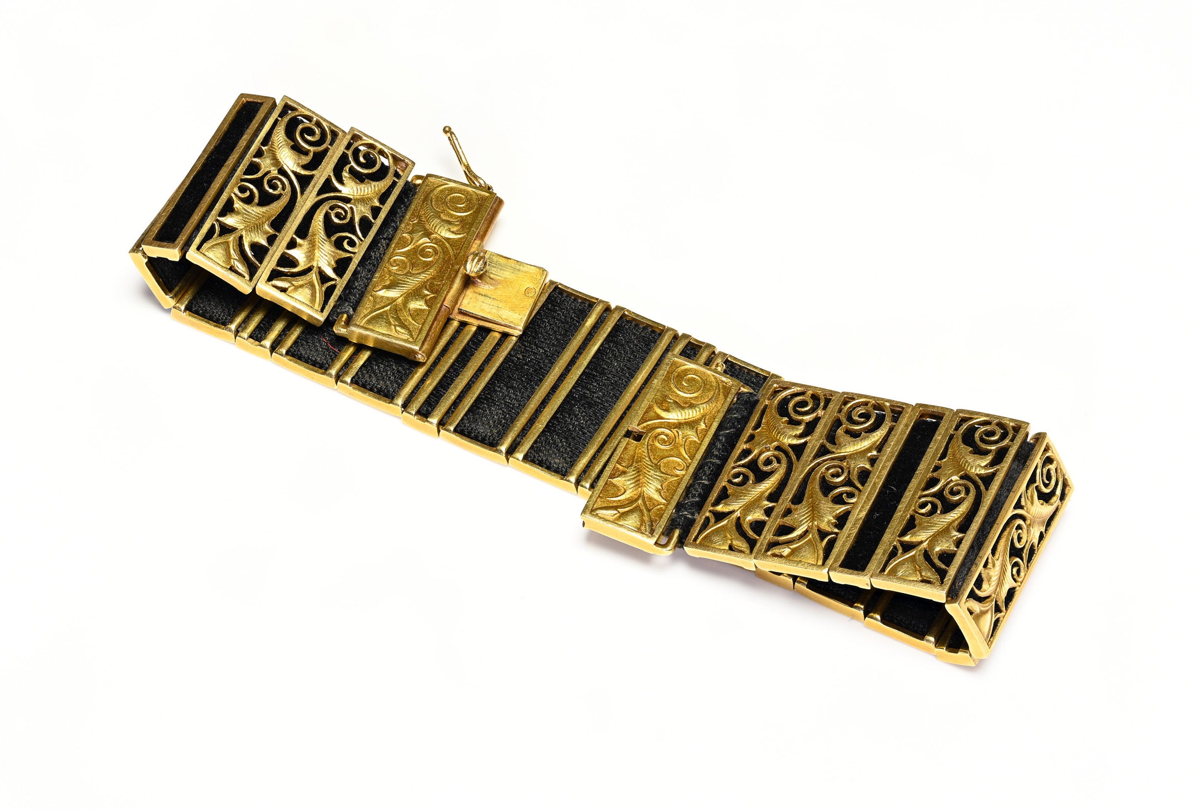 Antique Art Nouveau Gold Bracelet 