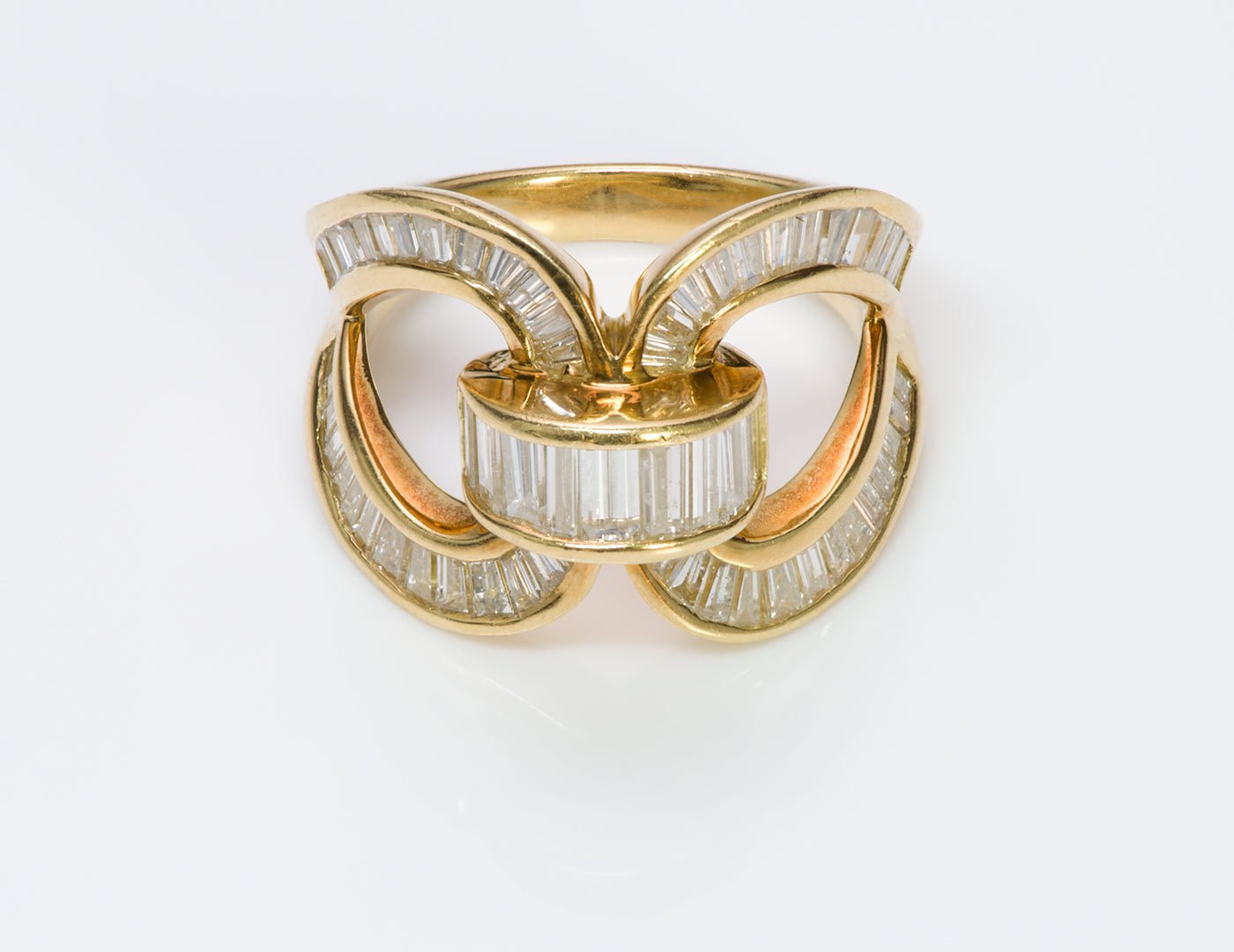 Baguette Diamond 18K Gold Ring