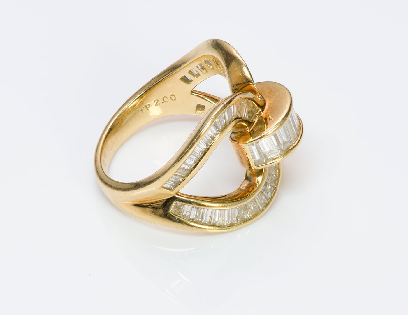 Baguette Diamond 18K Gold Ring