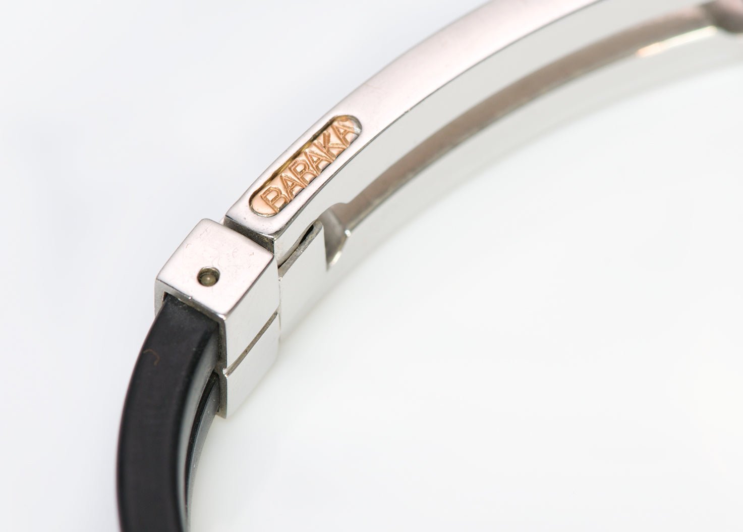 Black Silicone Strap Bracelet with Plaque | Bogati Urn Company
