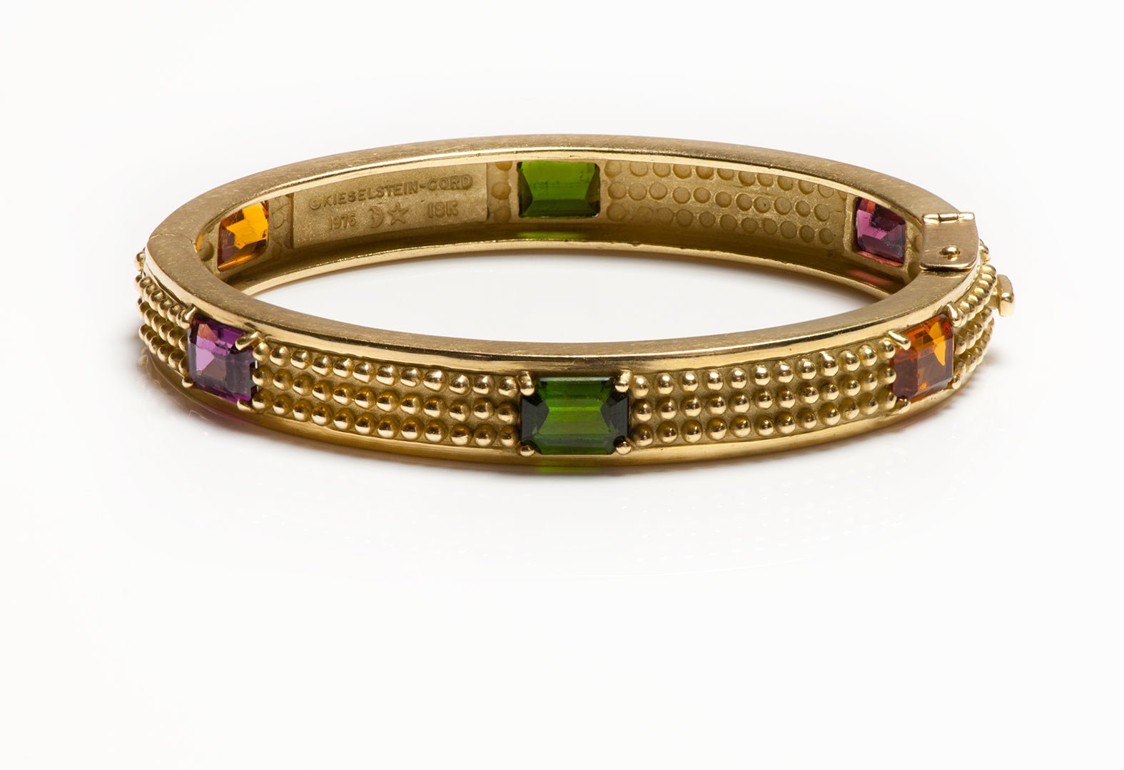 Barry Kieselstein-Cord 18K Gold Multi-Gemstone Bracelet - DSF Antique Jewelry