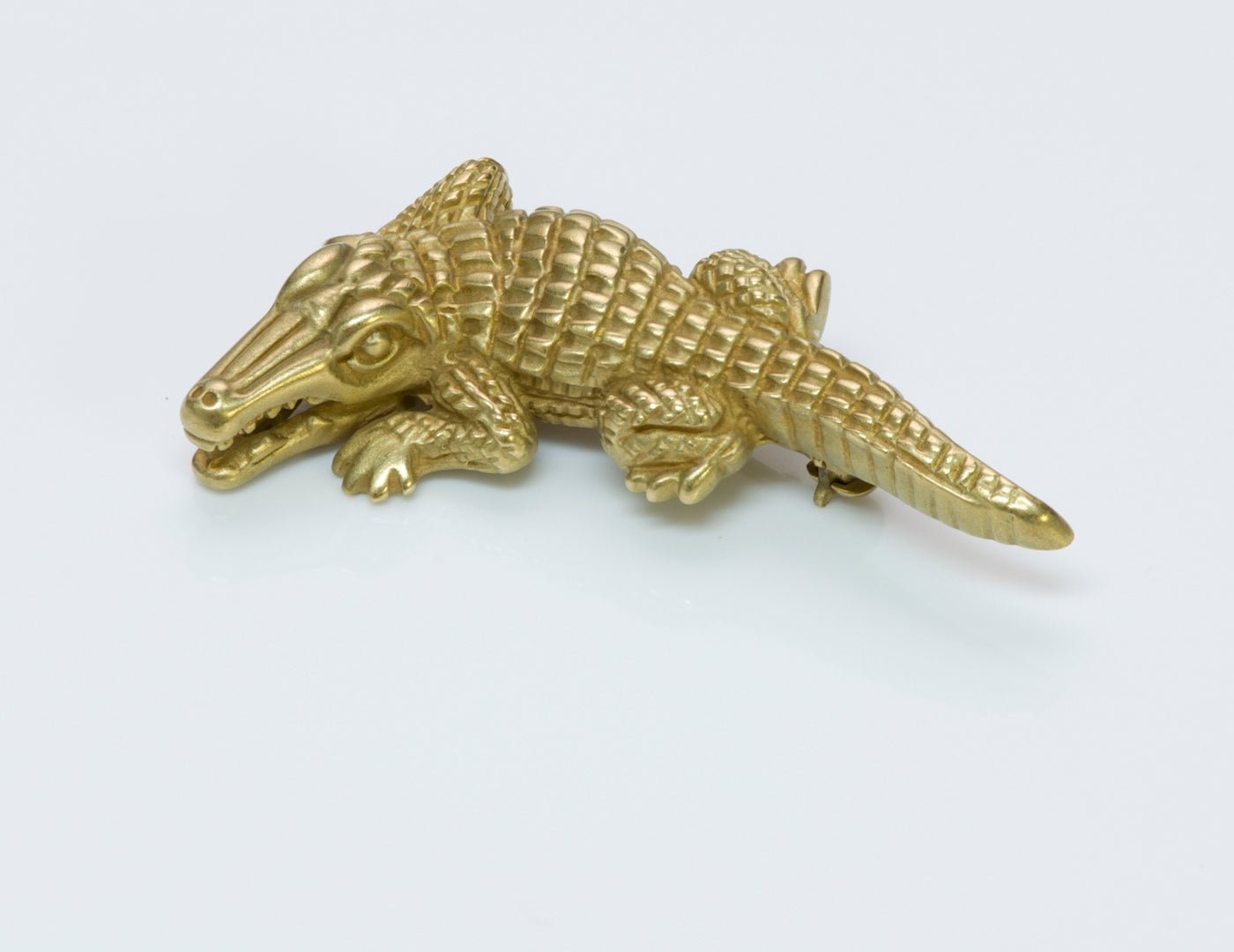 Barry Kieselstein-Cord Alligator Brooch - DSF Antique Jewelry