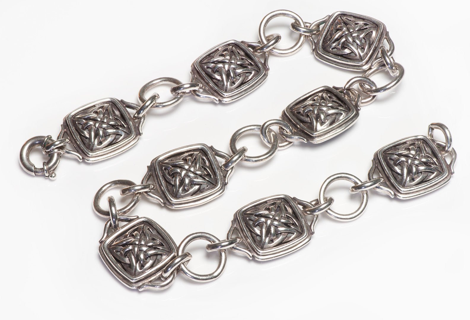 Barry Kieselstein Cord Silver Celtic Necklace