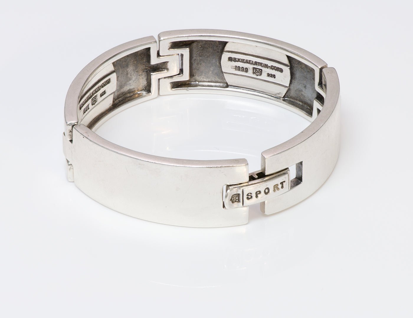 Barry Kieselstein Cord Sport Sterling Silver Bracelet - DSF Antique Jewelry