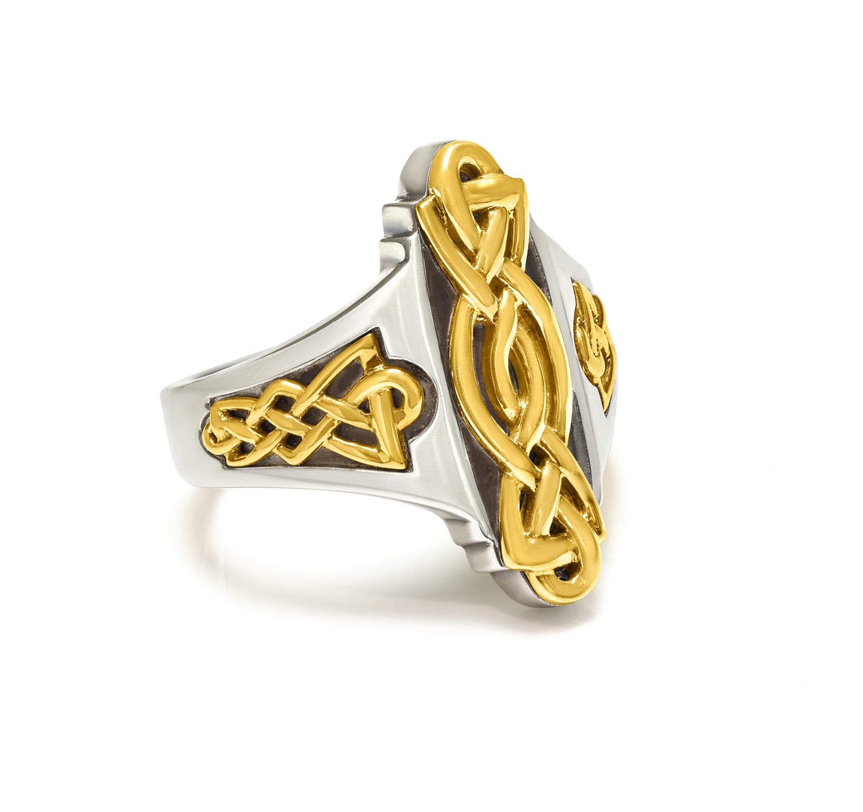 Mens Barry Kieselstein-Cord Gold Celtic Knot Men's Ring