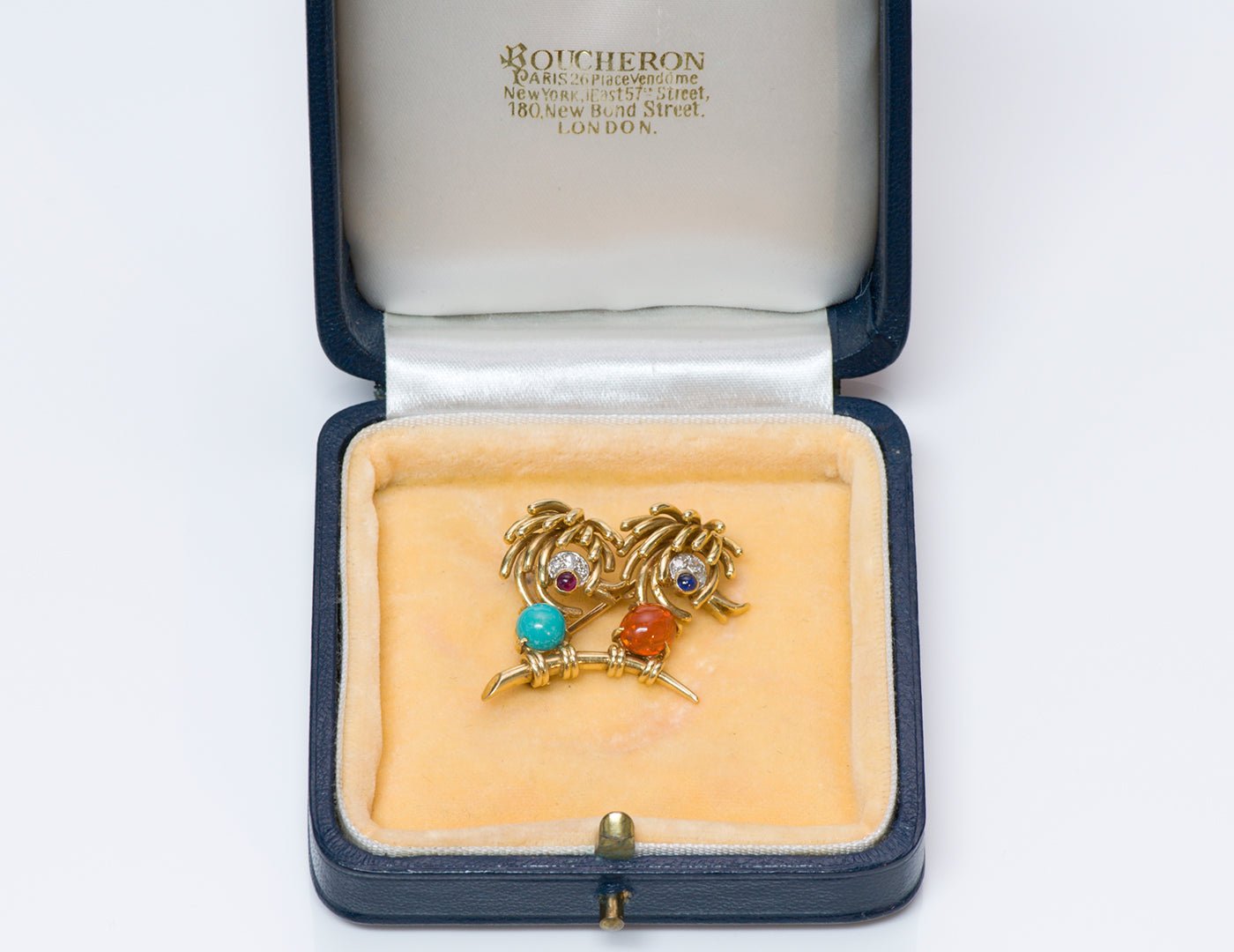 Boucheron Gold Brooch - DSF Antique Jewelry