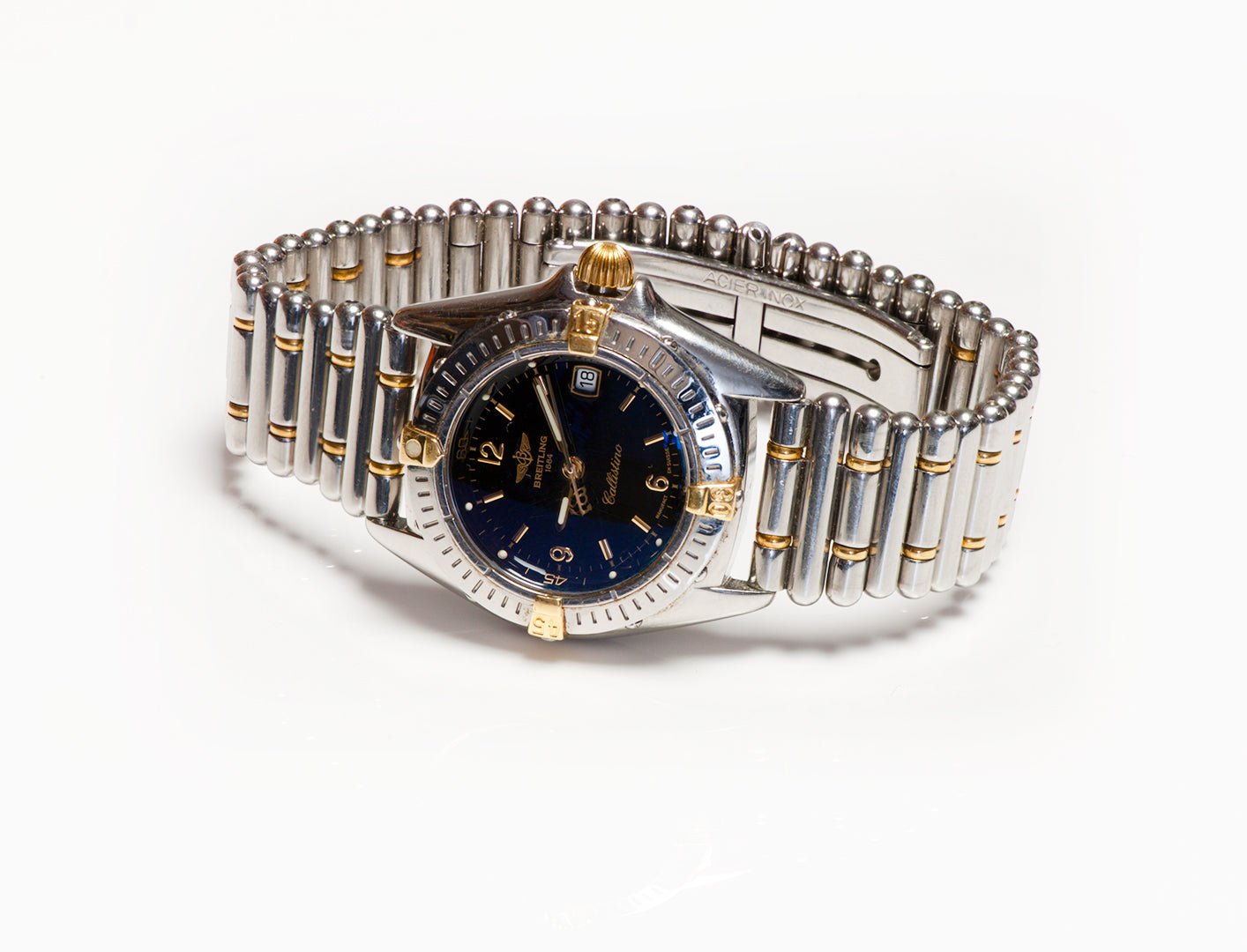 Breitling Callistino Steel and Gold Ladies Watch