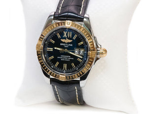 Breitling Cockpit Steel & Gold Men's Watch C49350