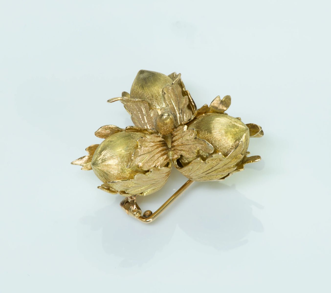 Buccellati Acorn 18K Yellow Gold Brooch