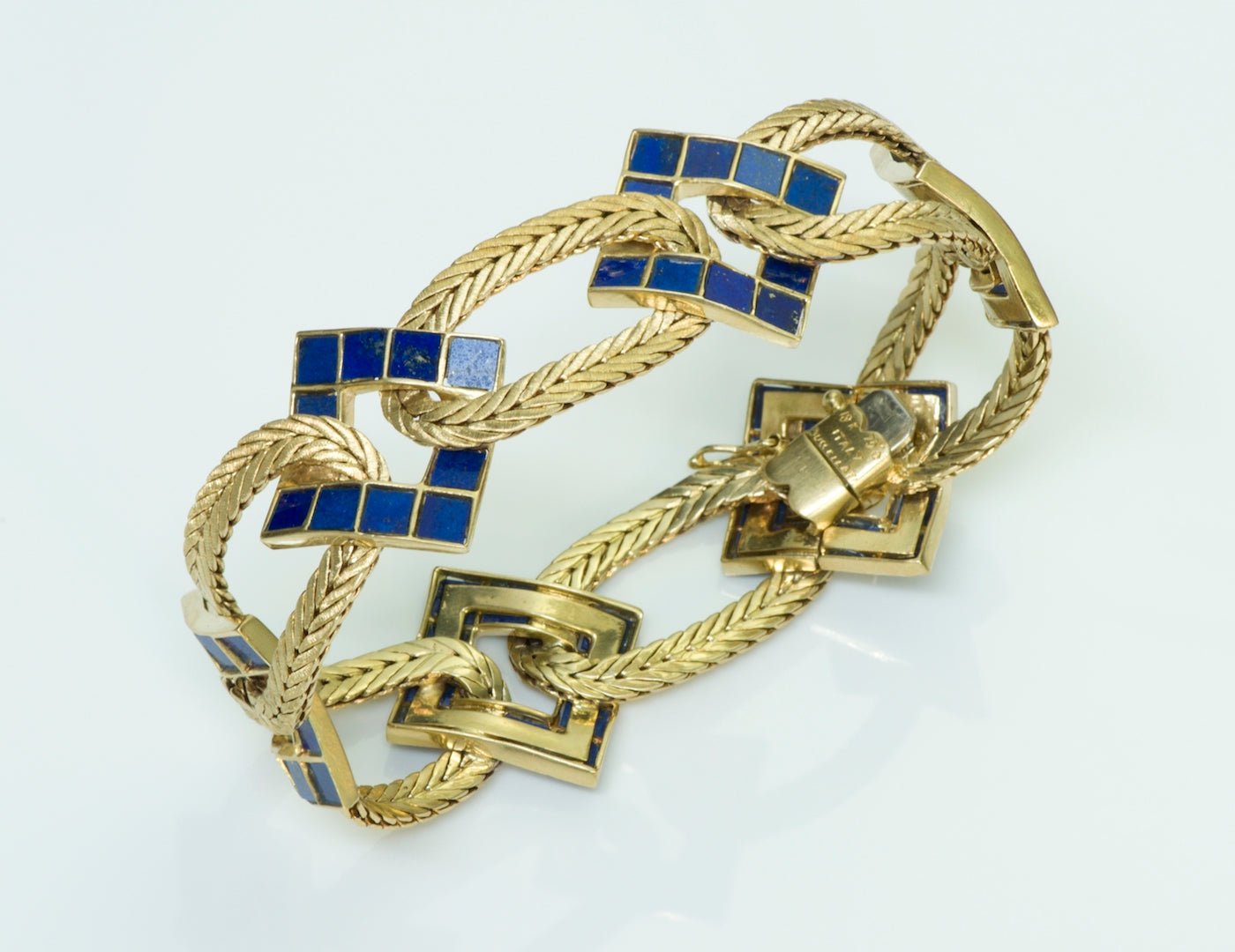 Buccellati Lapis & Gold Bracelet