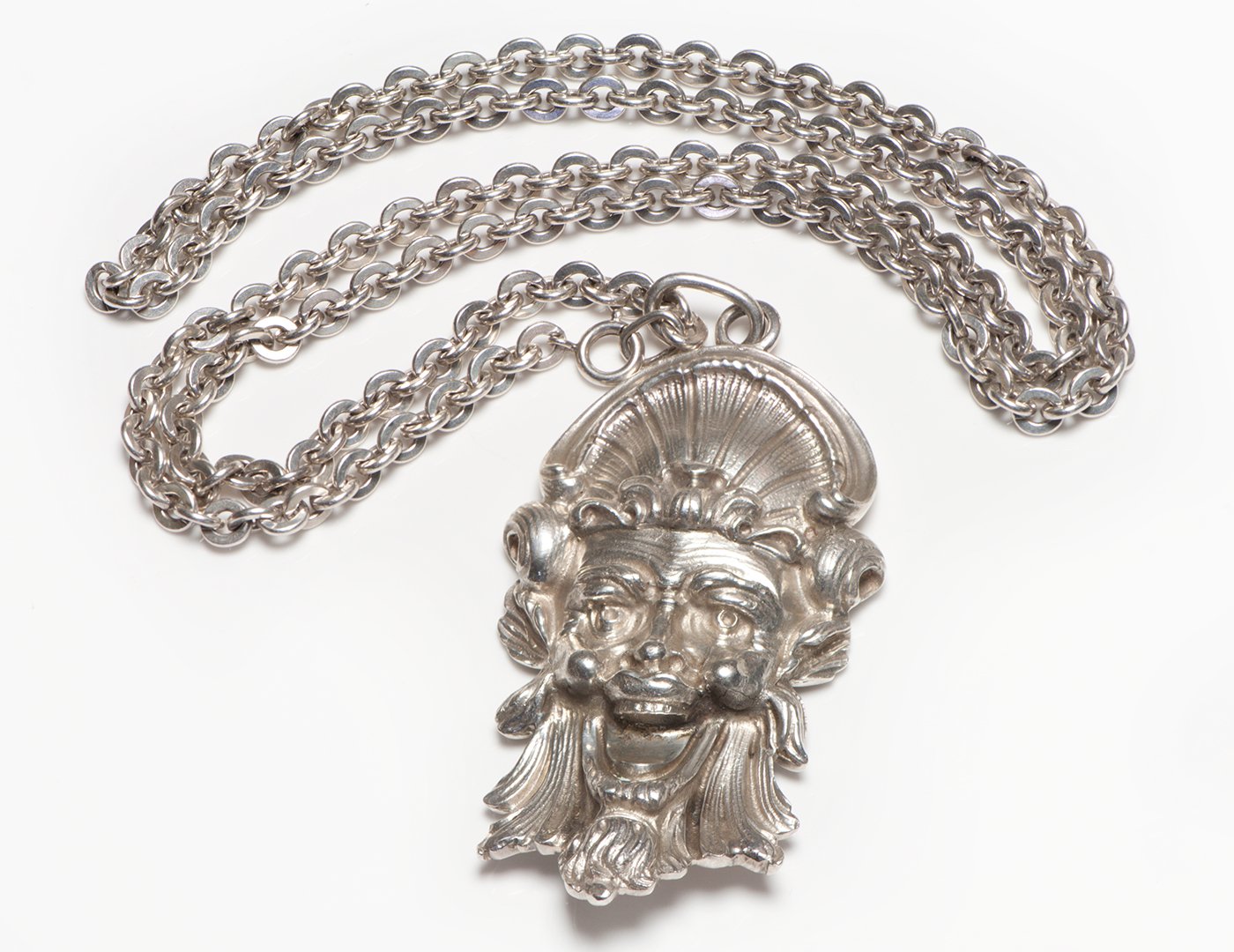 Buccellati Satyr Maschera Ligorica Sterling Silver Pendant