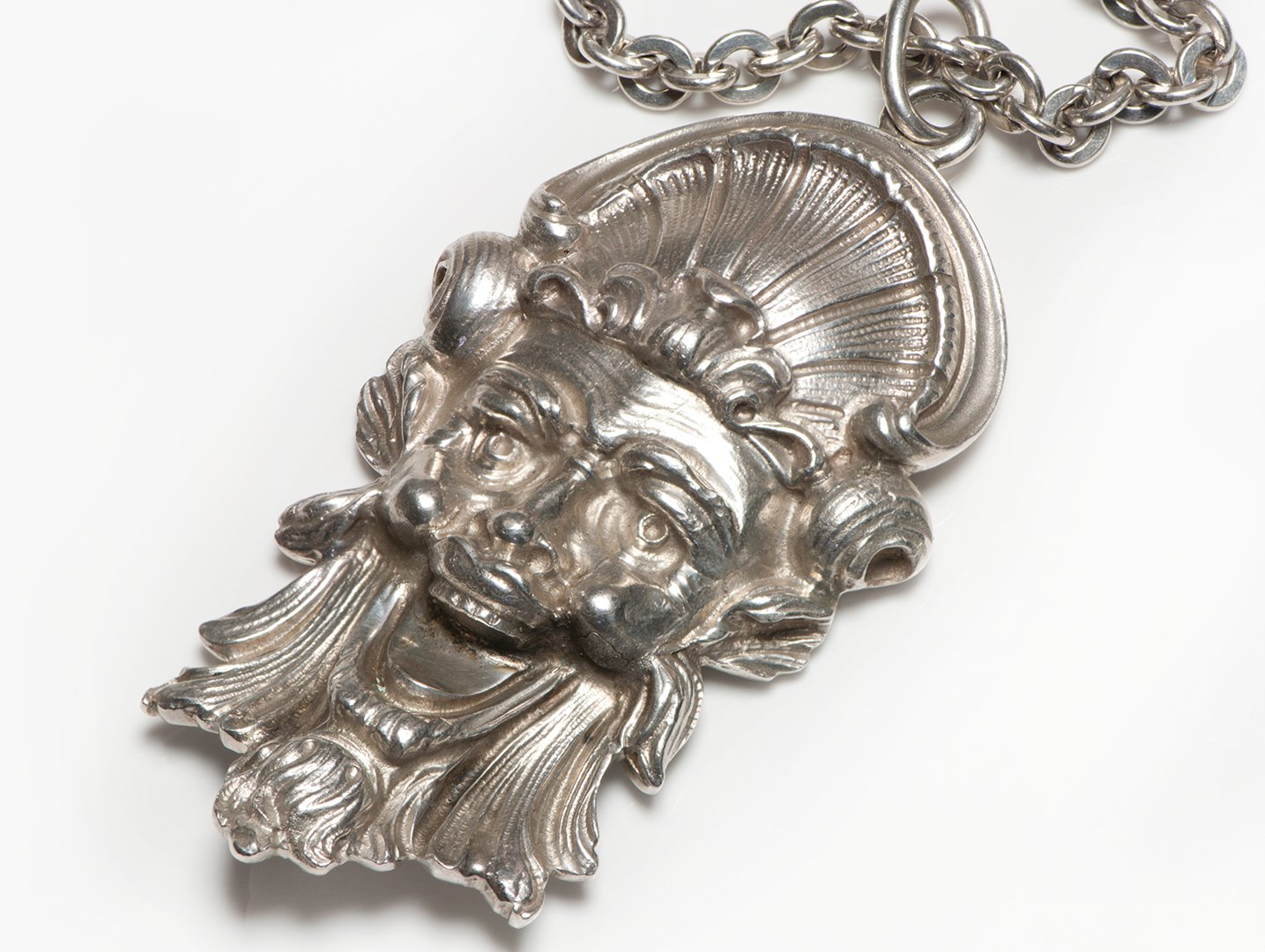 Buccellati Satyr Maschera Ligorica Sterling Silver Pendant