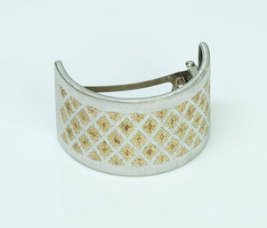 Buccellati Silver & Gold Hair Clip