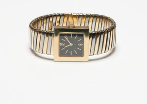 Bulgari 18K Gold & Steel Tubogas Quadrato Watch