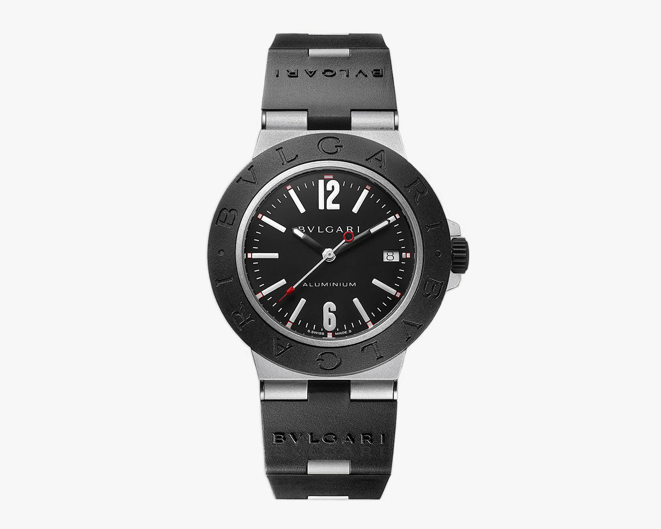 Bulgari Diagono Aluminum Men's Automatic Watch AL 44 TA