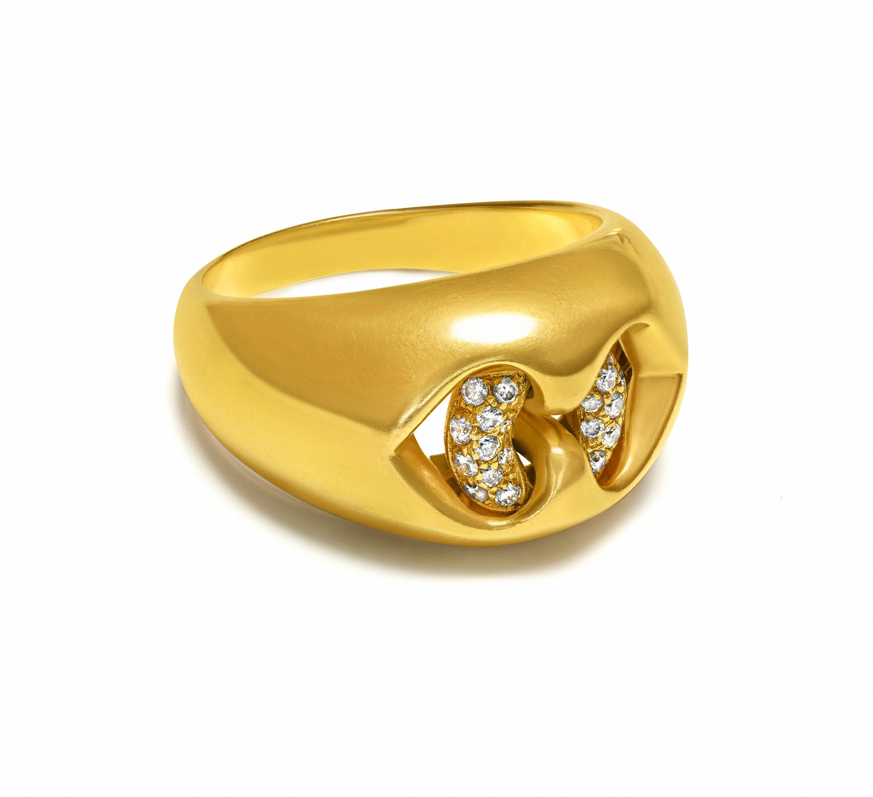 Bulgari 18K Diamond Cuore Ring