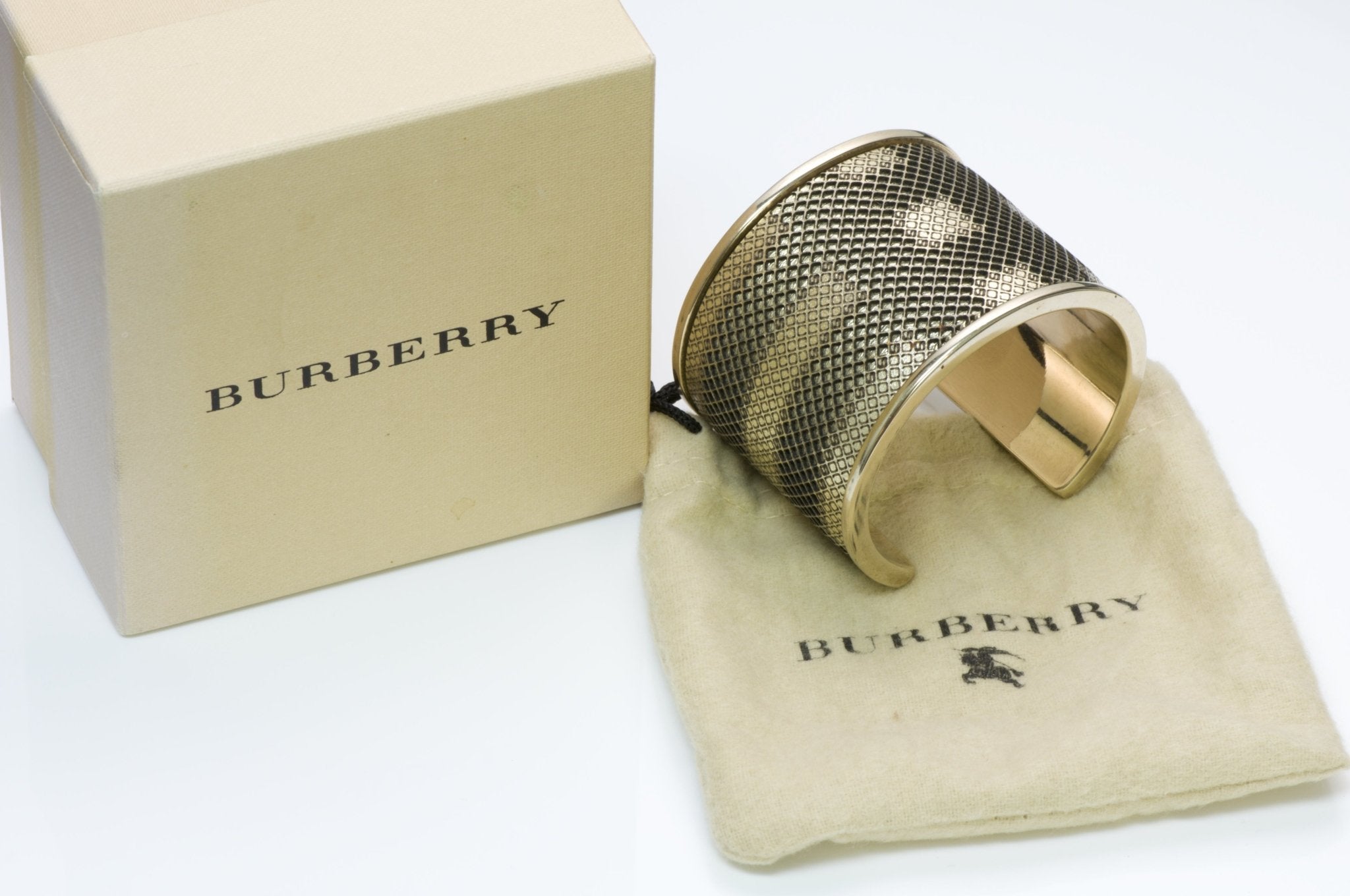 Burberry Nova Check Cuff Bracelet