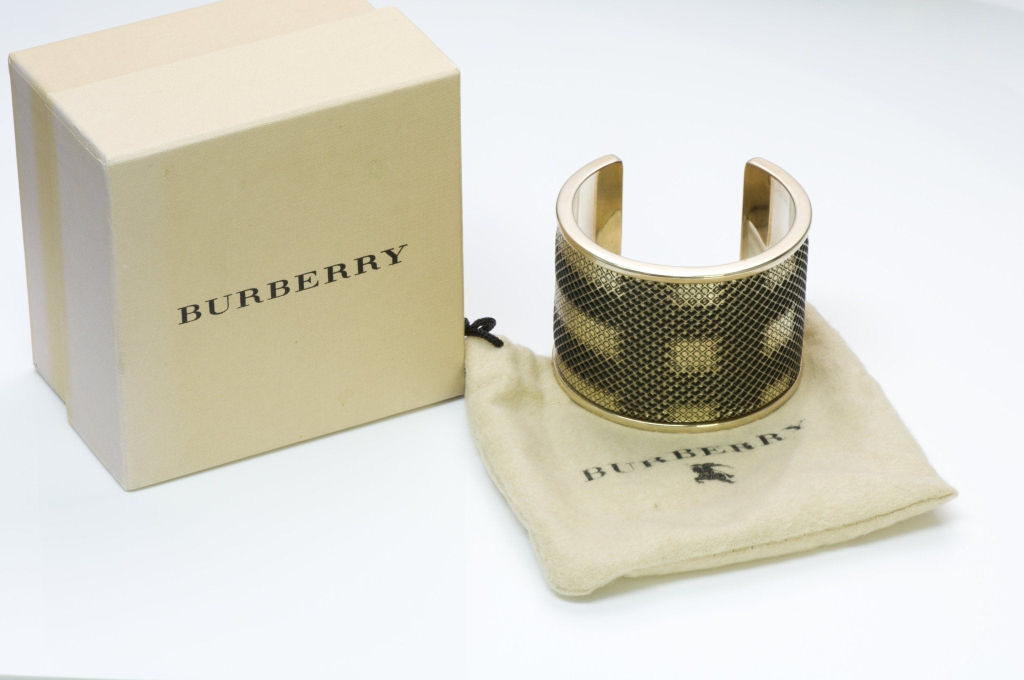 Burberry Nova Check Cuff Bracelet