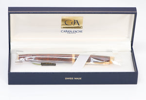 Caran d'Ache Geneve Marble Brown Lacquer Fountain Pen