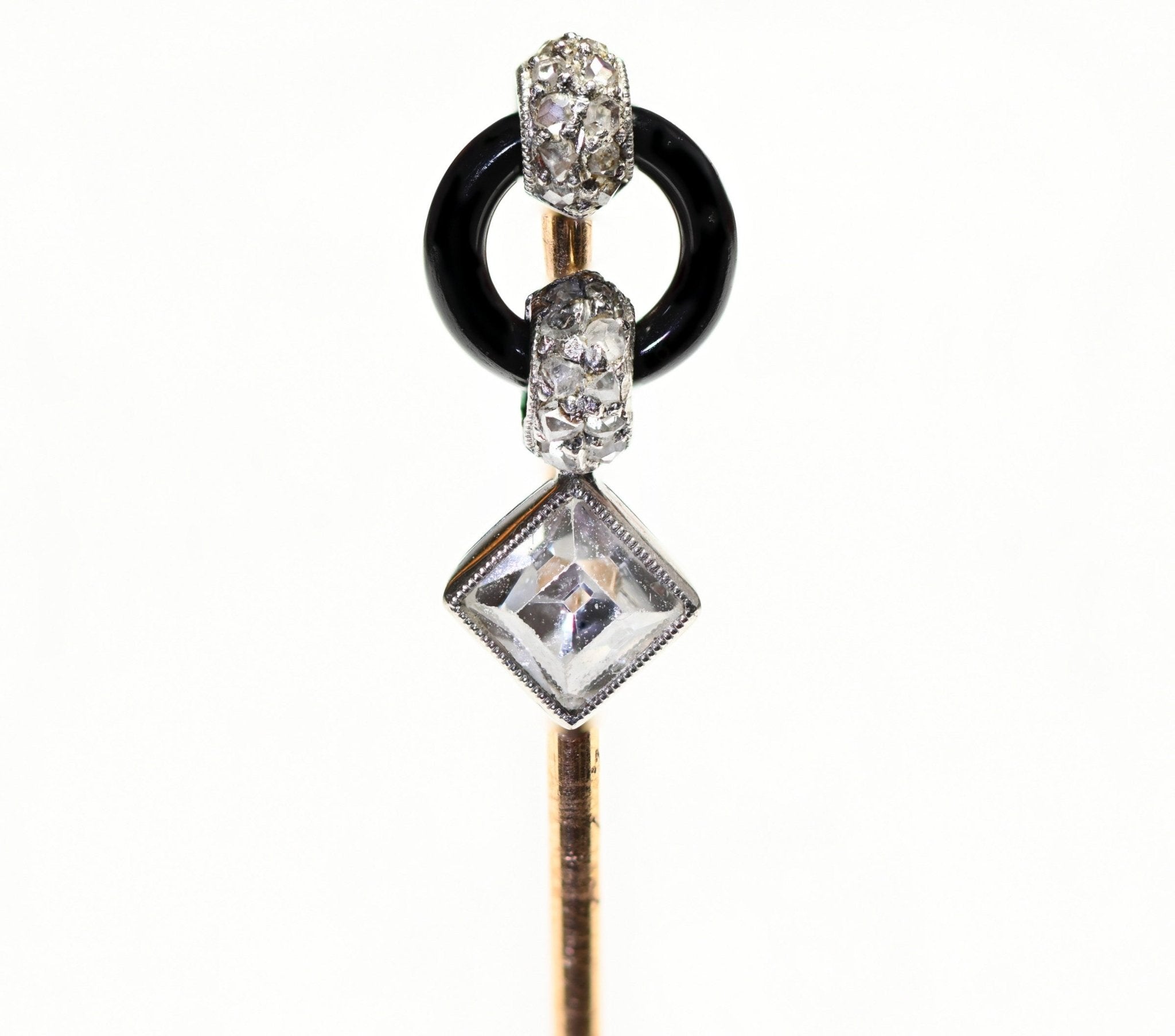 Cartier Art Deco Diamond Stick Pin - DSF Antique Jewelry