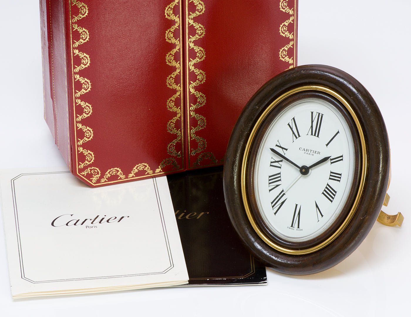Cartier Baignoire Oval Desk Alarm Clock - DSF Antique Jewelry