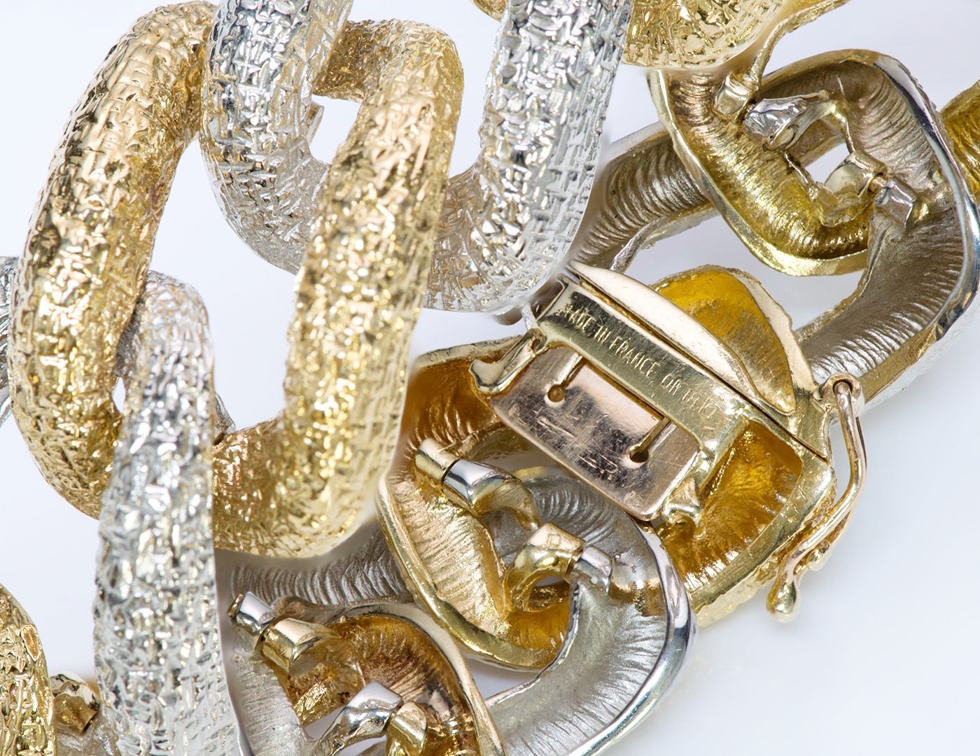 Cartier France 18K Gold Link Bracelet - DSF Antique Jewelry