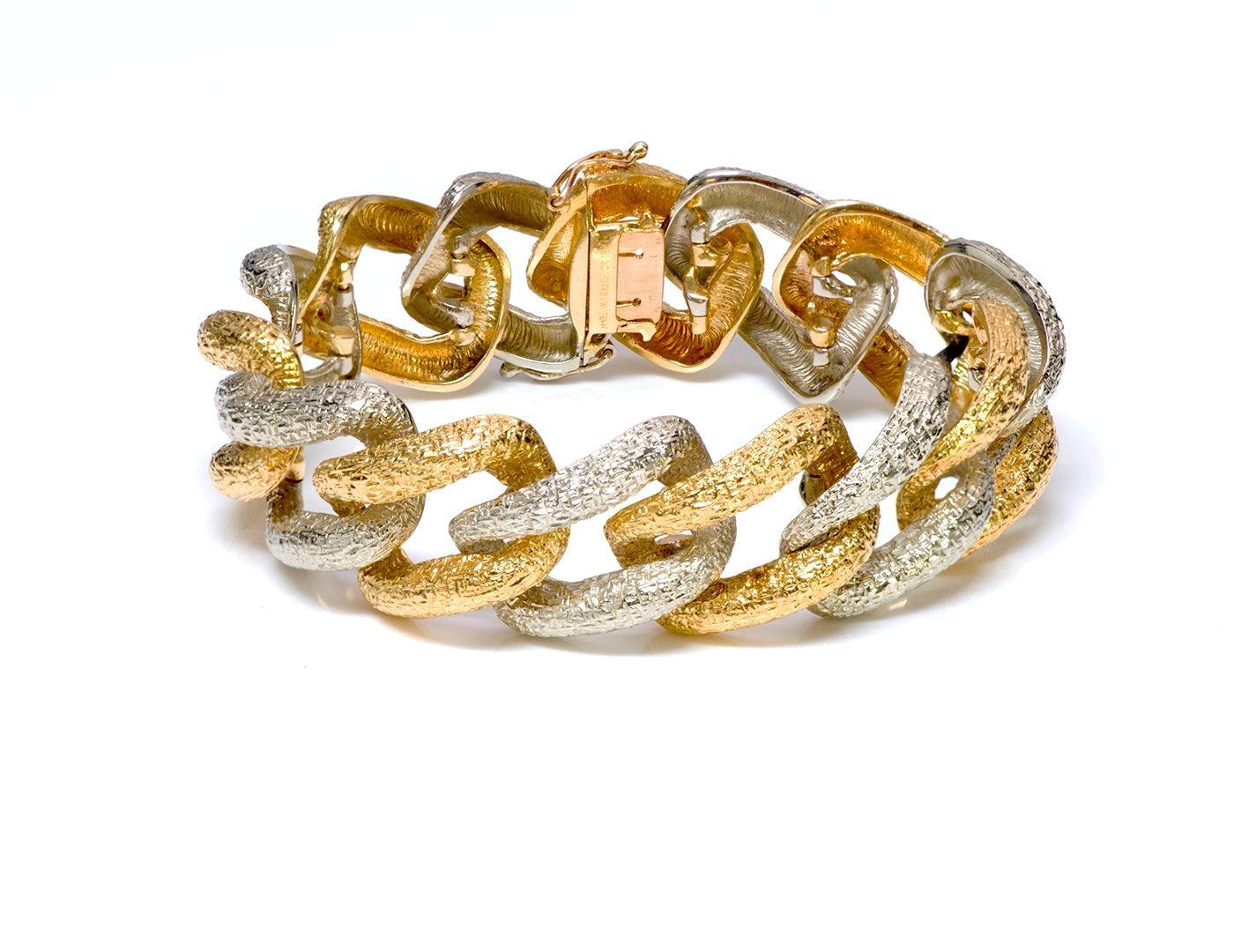 Cartier France 18K Gold Link Bracelet - DSF Antique Jewelry