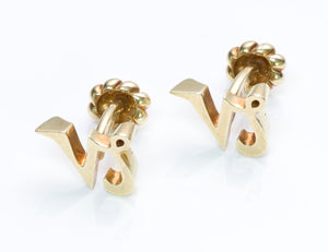 Vintage Cartier 18K Gold Capricorn Zodiac Cufflinks