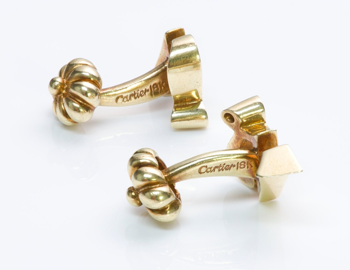 Cartier Gold Capricorn Zodiac Cufflinks