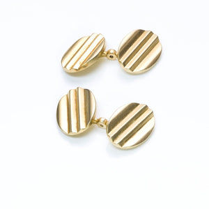 Antique 1920s Cartier 14K Yellow Gold Cufflinks