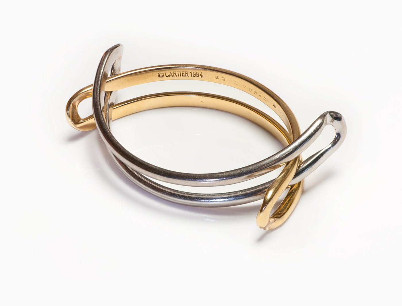 Cartier Interlocking Puzzle Gold Bracelet