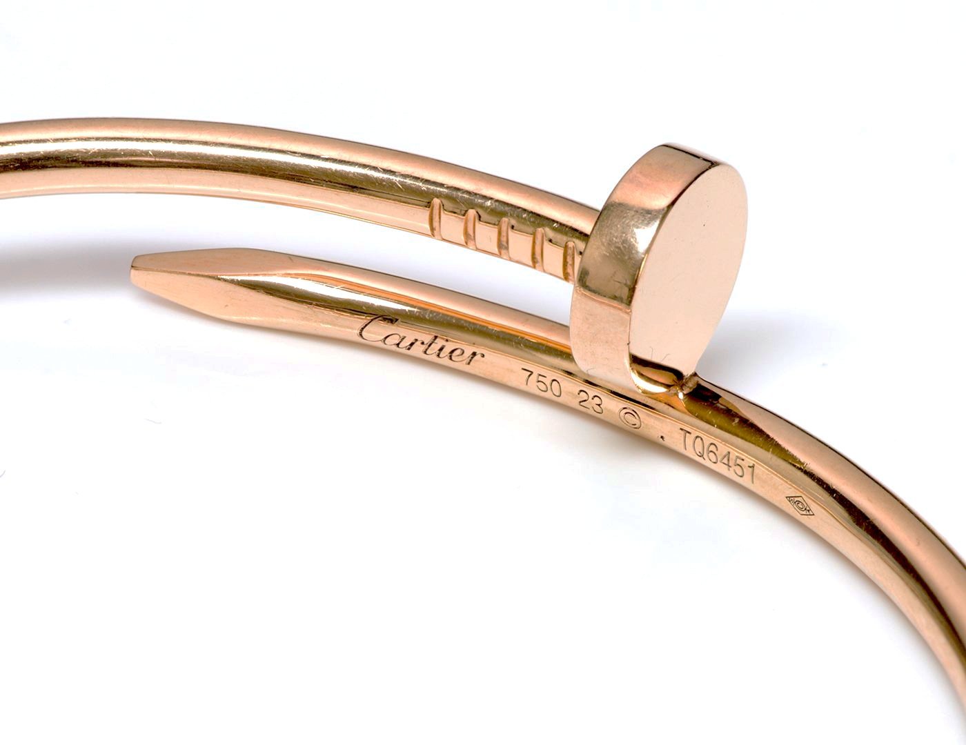 Cartier Juste Un Clou 18K Gold Nail Bracelet - DSF Antique Jewelry