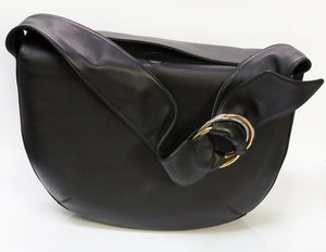 CARTIER Paris Black Leather Trinity Women’s Shoulder Bag