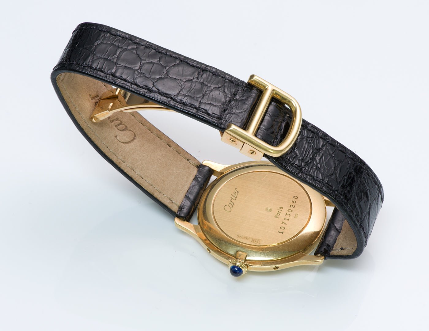 Cartier Paris Gold Watch - DSF Antique Jewelry