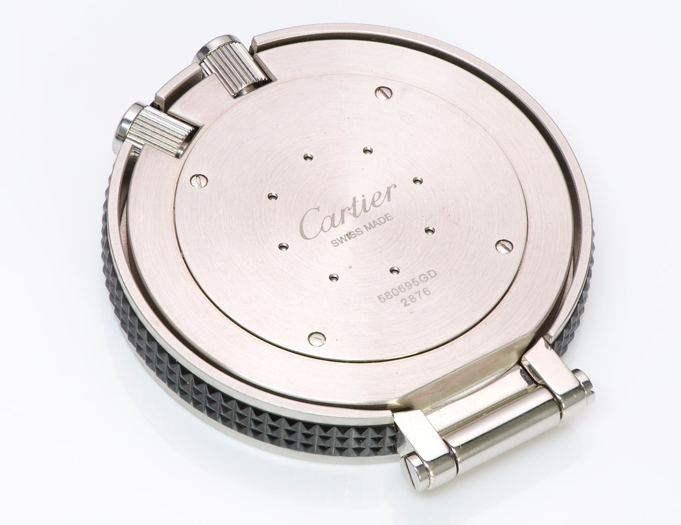 Cartier Pasha Alarm Travel Clock Pocket Watch Ref. 2876