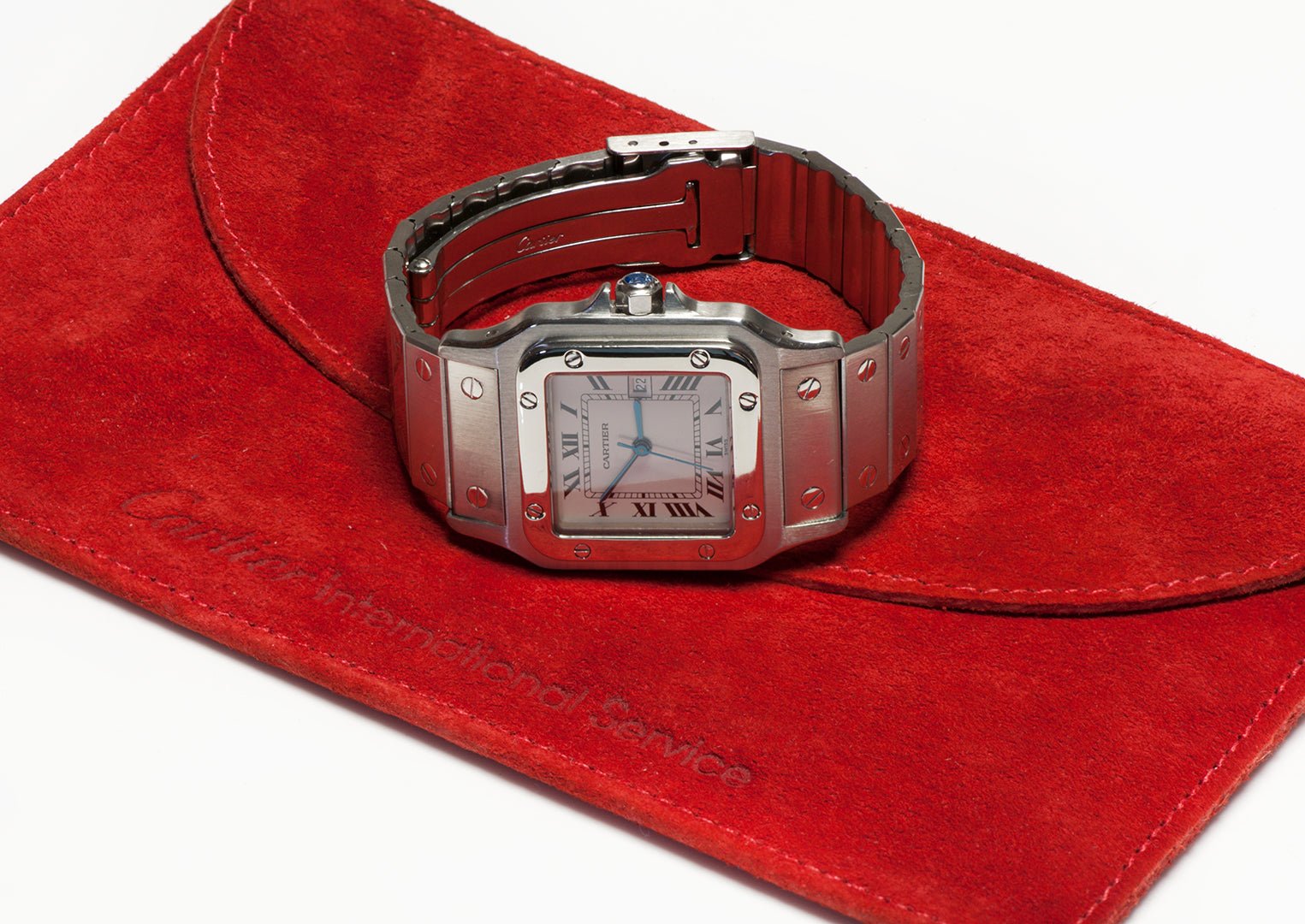 Cartier Santos Galbee Steel Automatic Watch 2380