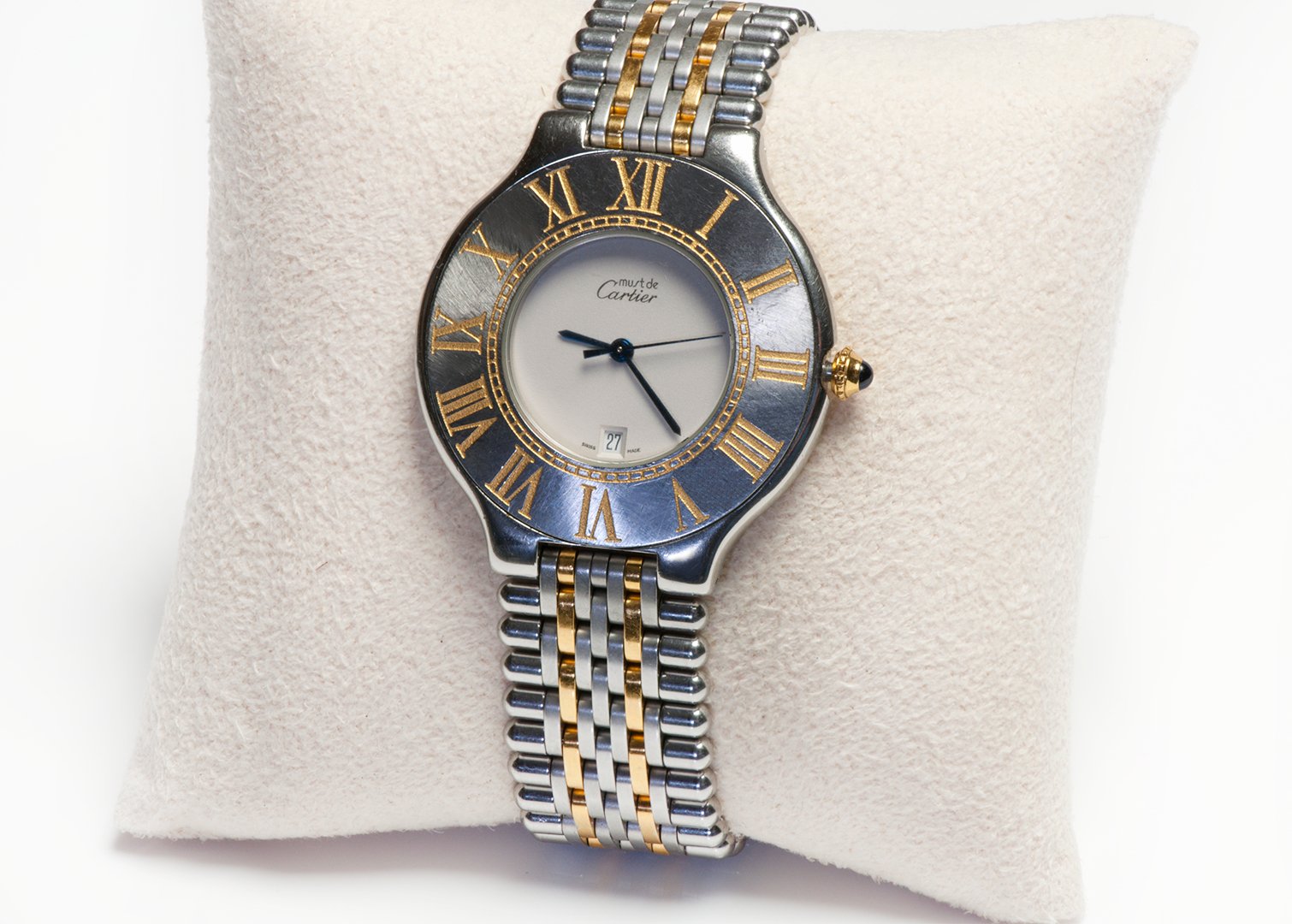 Cartier Steel & 18K Gold Must De Cartier 21 Watch 35mm