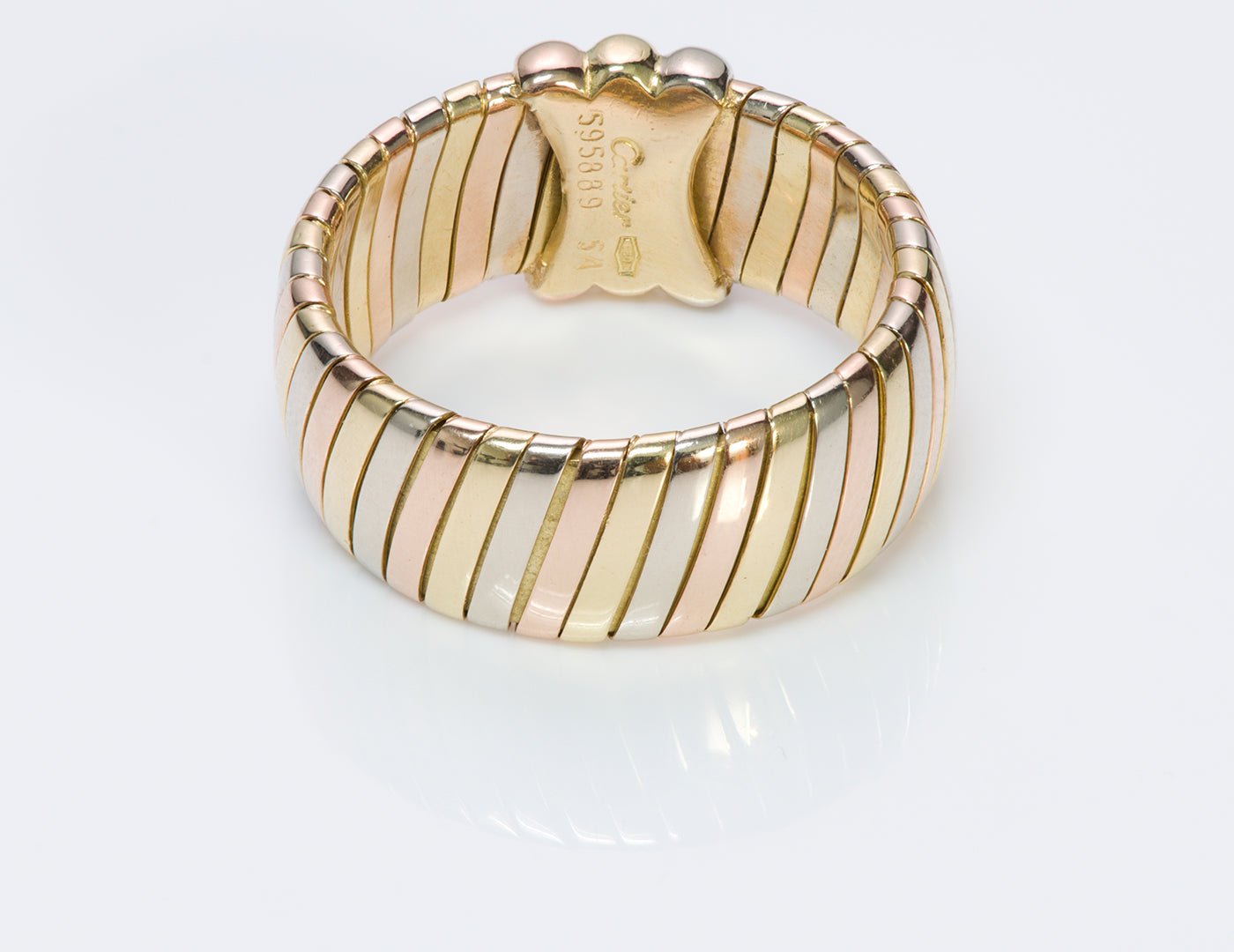 Cartier Tubogas 18K Gold Ring Band