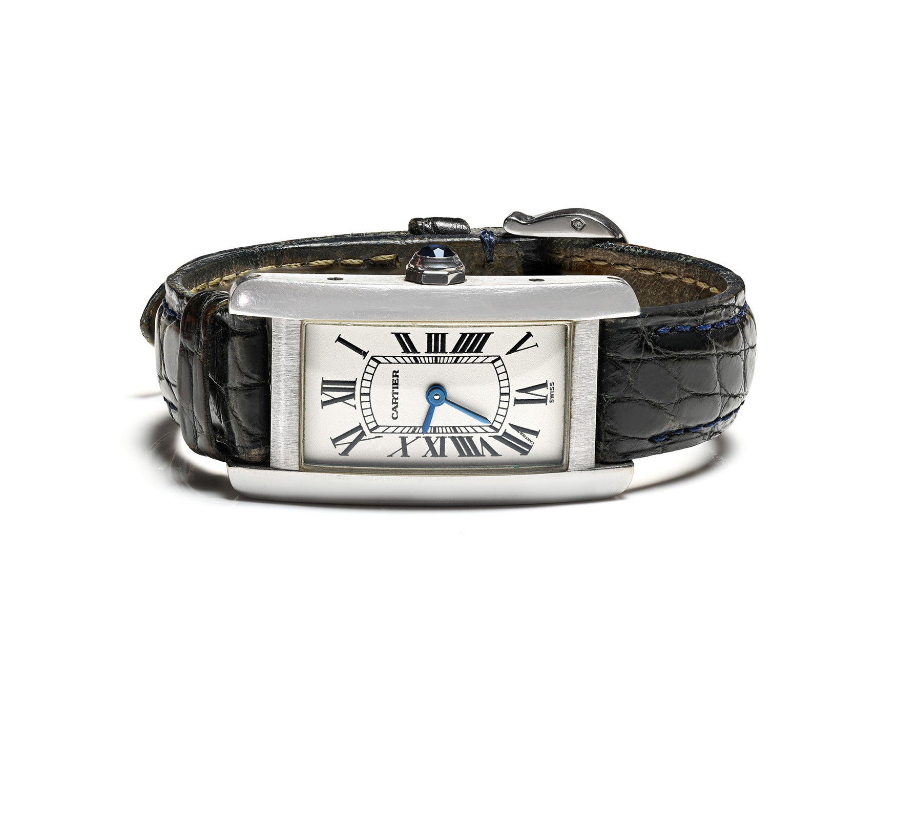 Cartier Tank Americaine 18K Gold Ladies Watch 1713