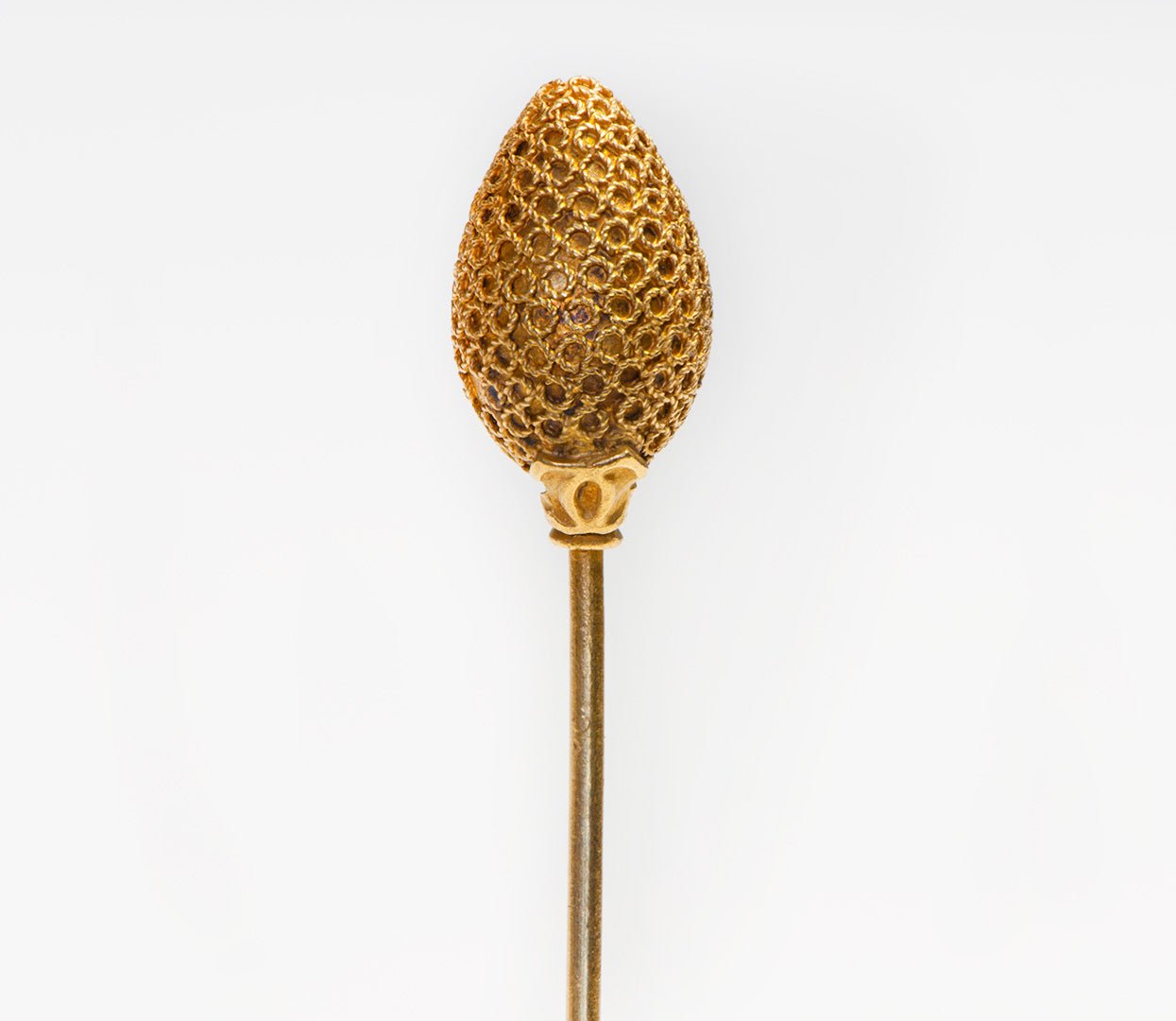 Castellani Gold Stick Pin - DSF Antique Jewelry