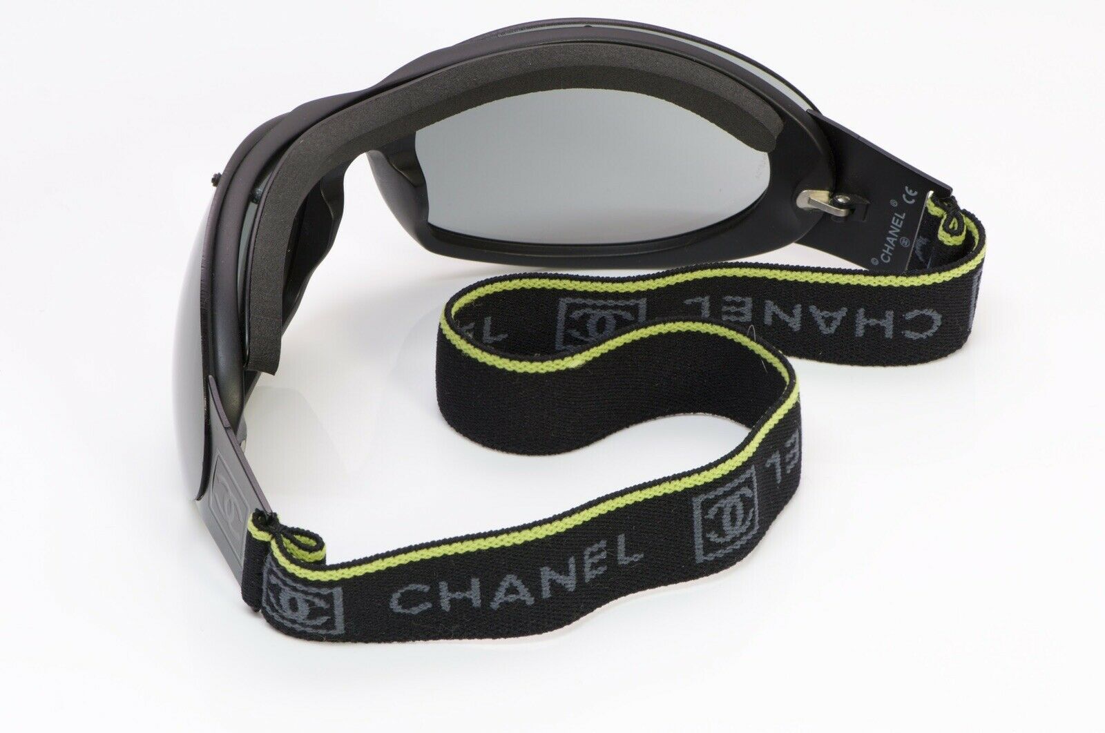 CHANEL CC Fall 2004 Black Women’s Ski Goggles Sunglasses