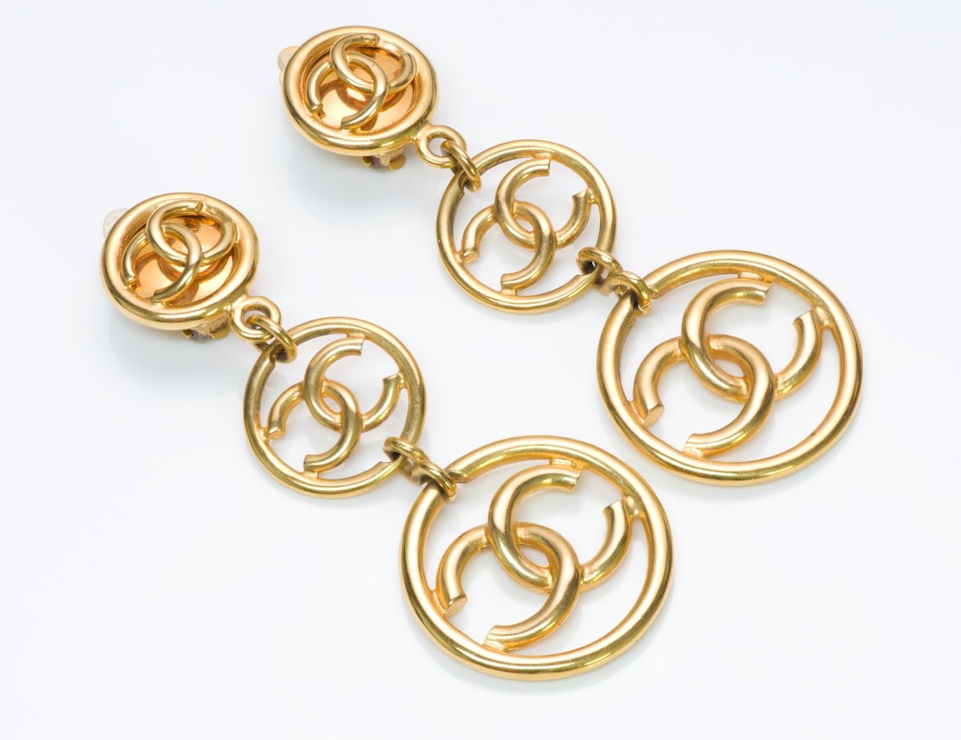 Chanel CC Long Earrings - DSF Antique Jewelry