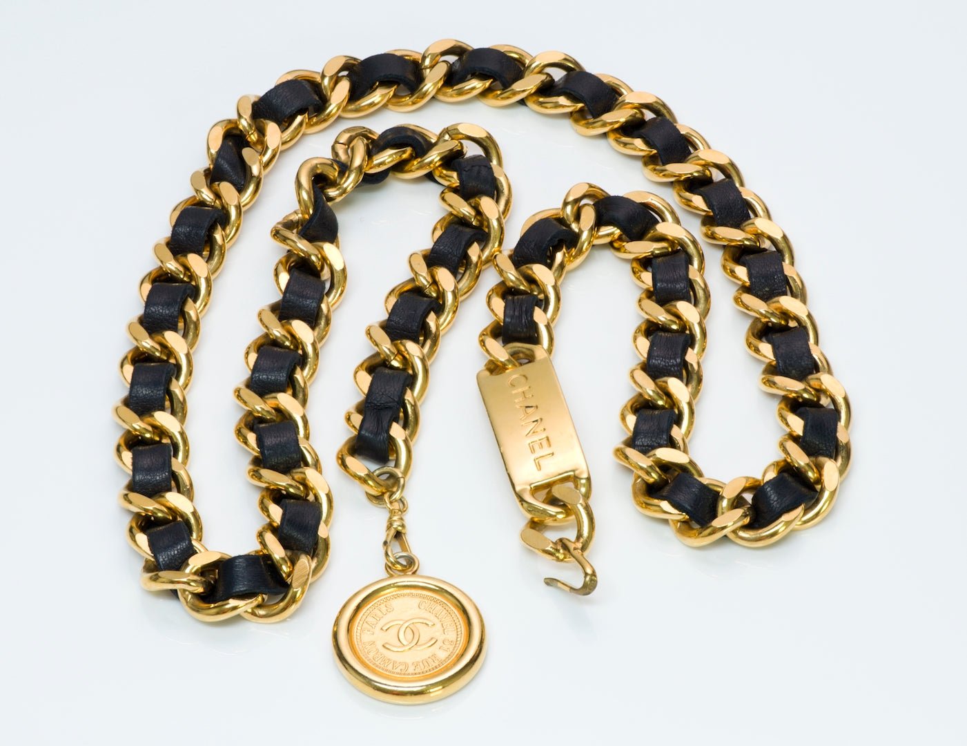 Chanel Chain Leather Belt - DSF Antique Jewelry